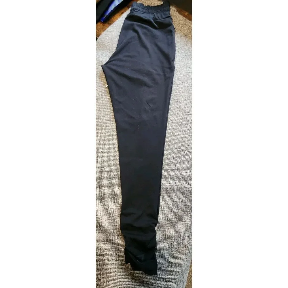 Gymshark X Whitney Summers V2 Black Sweats Ankle Ruching Drawstring XS NEW Joggr